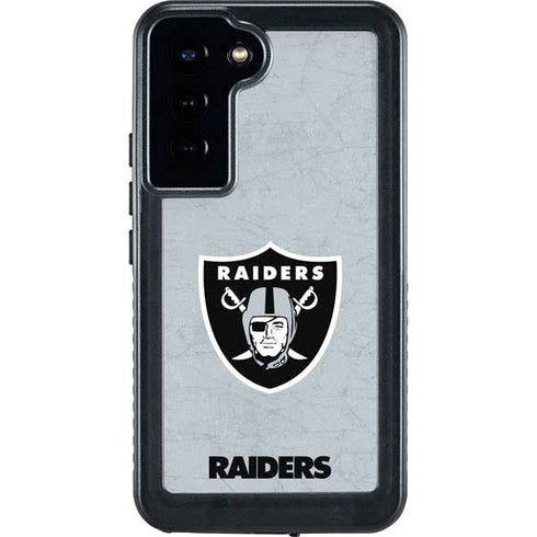 NFL Las Vegas Raiders - Alternate Distressed Galaxy S24 Plus Waterproof Case